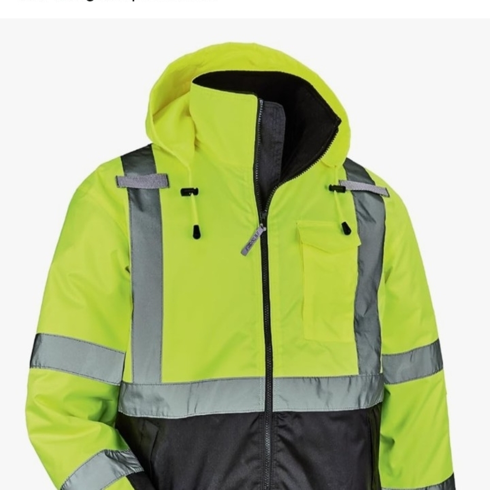 Ergodyne Higjh Visibility Bomber Safety Jacket.... NEW - SIZE 2XL